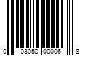 Barcode Image for UPC code 003050000068