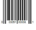 Barcode Image for UPC code 003051000081