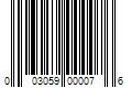 Barcode Image for UPC code 003059000076