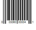 Barcode Image for UPC code 003060000041