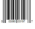 Barcode Image for UPC code 003060031977