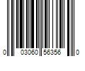 Barcode Image for UPC code 003060563560