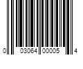 Barcode Image for UPC code 003064000054