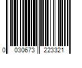 Barcode Image for UPC code 0030673223321