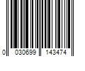 Barcode Image for UPC code 0030699143474