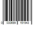 Barcode Image for UPC code 0030699151943