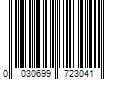 Barcode Image for UPC code 0030699723041