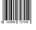 Barcode Image for UPC code 0030699727049