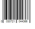 Barcode Image for UPC code 0030721044366