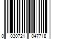 Barcode Image for UPC code 0030721047718