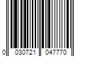 Barcode Image for UPC code 0030721047770