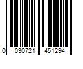 Barcode Image for UPC code 0030721451294