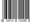 Barcode Image for UPC code 0030721700255