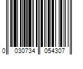 Barcode Image for UPC code 0030734054307