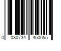 Barcode Image for UPC code 0030734450055