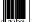 Barcode Image for UPC code 003075000067