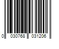 Barcode Image for UPC code 0030768031206