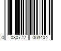 Barcode Image for UPC code 0030772003404