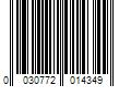 Barcode Image for UPC code 0030772014349