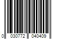 Barcode Image for UPC code 0030772040409