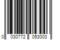 Barcode Image for UPC code 0030772053003