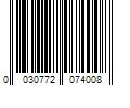 Barcode Image for UPC code 0030772074008