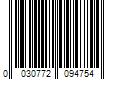 Barcode Image for UPC code 0030772094754