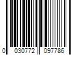 Barcode Image for UPC code 0030772097786