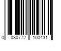 Barcode Image for UPC code 0030772100431