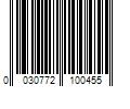 Barcode Image for UPC code 0030772100455