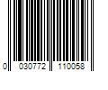 Barcode Image for UPC code 0030772110058