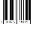 Barcode Image for UPC code 0030772113325