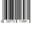 Barcode Image for UPC code 0030772113981