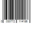 Barcode Image for UPC code 0030772114186