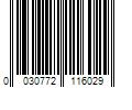 Barcode Image for UPC code 0030772116029