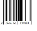 Barcode Image for UPC code 0030772141984