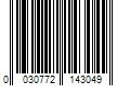 Barcode Image for UPC code 0030772143049