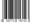 Barcode Image for UPC code 0030772153123