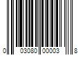 Barcode Image for UPC code 003080000038