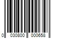 Barcode Image for UPC code 0030800000658