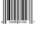 Barcode Image for UPC code 003095610437