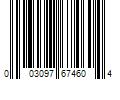 Barcode Image for UPC code 003097674604