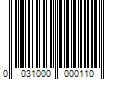 Barcode Image for UPC code 0031000000110