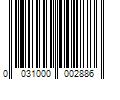 Barcode Image for UPC code 0031000002886