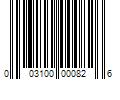 Barcode Image for UPC code 003100000826