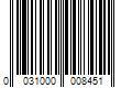 Barcode Image for UPC code 0031000008451