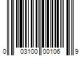 Barcode Image for UPC code 003100001069