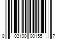 Barcode Image for UPC code 003100001557