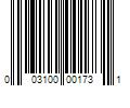 Barcode Image for UPC code 003100001731