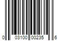 Barcode Image for UPC code 003100002356